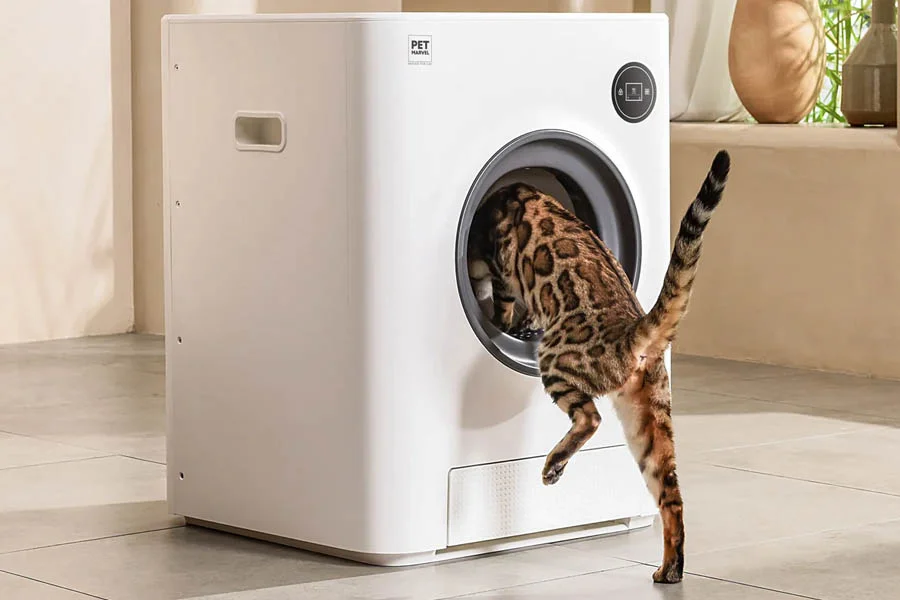 self-cleaning litter boxes