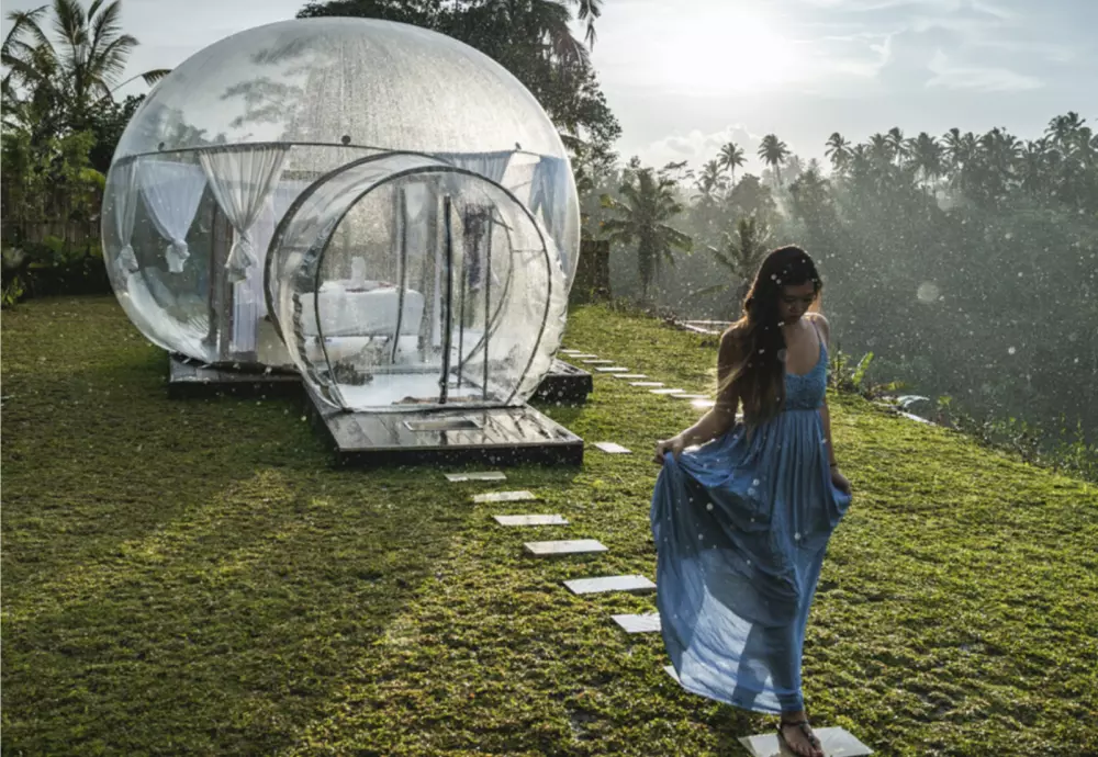 stargazing tent bubble