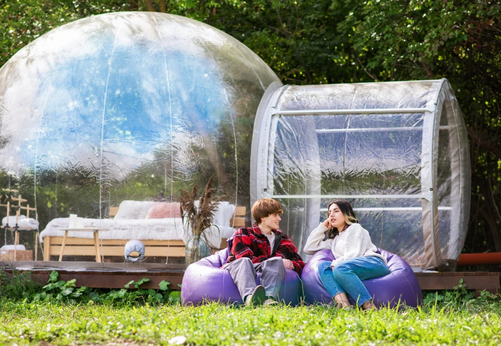 inflatable bubble tent